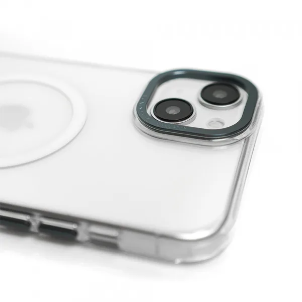 Monocozzi LUCID | Magsafe Compatible SnapOn Shockproof Hybrid Case with Lens Protection for iPhone 15 - Transparent - Image 2