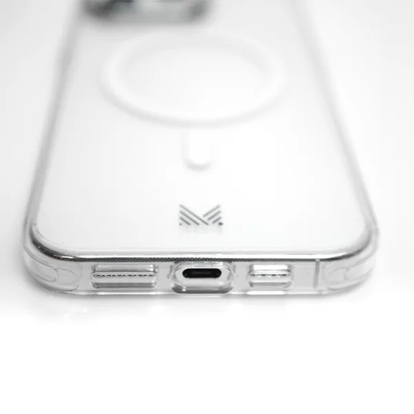 Monocozzi LUCID | Magsafe Compatible SnapOn Shockproof Hybrid Case with Lens Protection for iPhone 15 Pro - Transparent - Image 3
