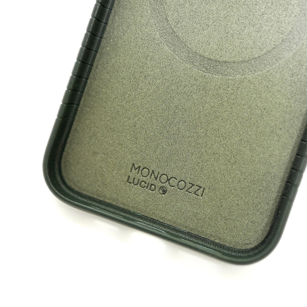 Monocozzi LUCID Refined | Magsafe Protective Case for iPhone 15 Pro - Olive Night - Image 5