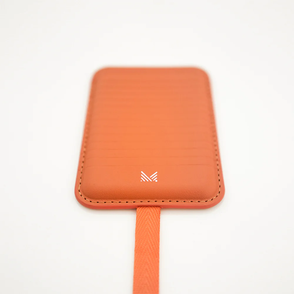 Monocozzi LUCID Refined Vegan Leather Magnetic Wallet English Tan - Image 2