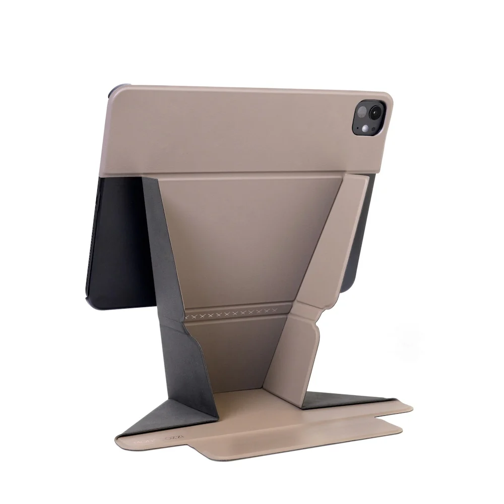 Monocozzi LUCID RAISE Standing Folio Case 11-inch iPad Air M2/M3/M4 Elephant Grey - Image 5