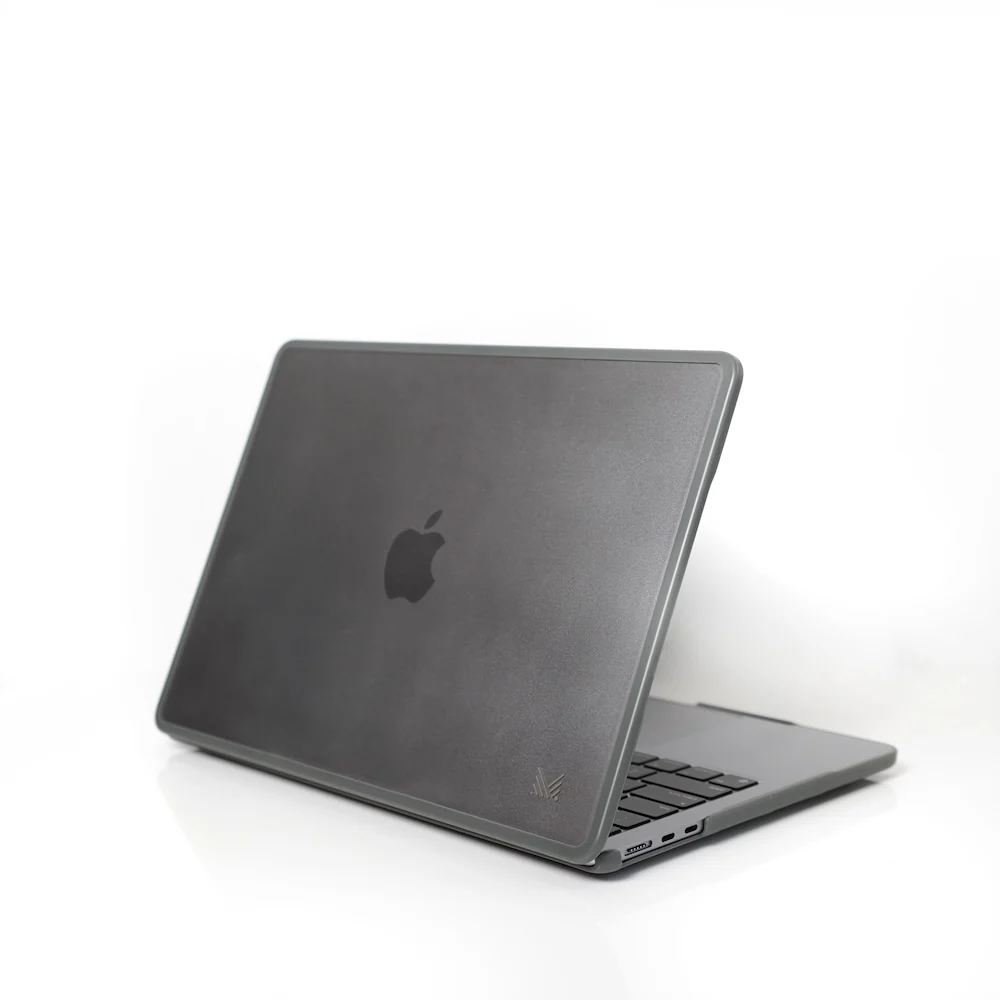 Monocozzi LUCID Clear Case for MacBook Air 13-inch M2/M3/M4/M5 - Charcoal