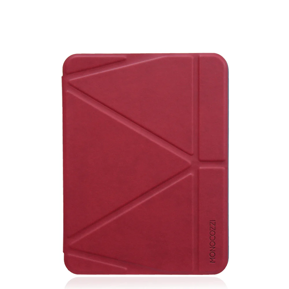 Monocozzi LUCID FOLIO Case with Apple Pencil Slot for iPad 10th Gen/A16 - Burgundy