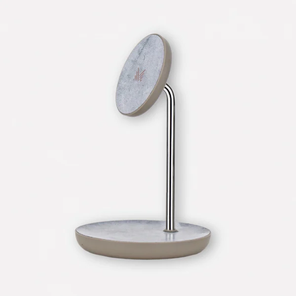 Monocozzi Motif 2 in 1 Wireless Charging Stand - Smoke Stone - Image 2