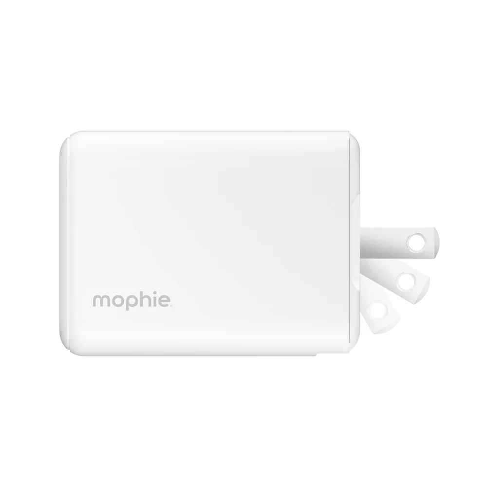 Mophie Essentials 70W GaN Wall Charger 3 with Travel Plugs - White - Image 2