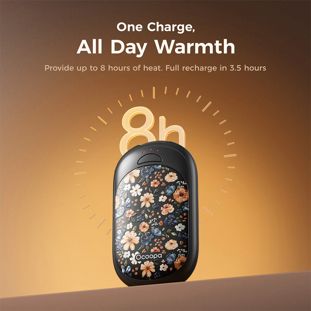 Ocoopa UT3 Lite Plus Hand Warmer Flower - Image 7