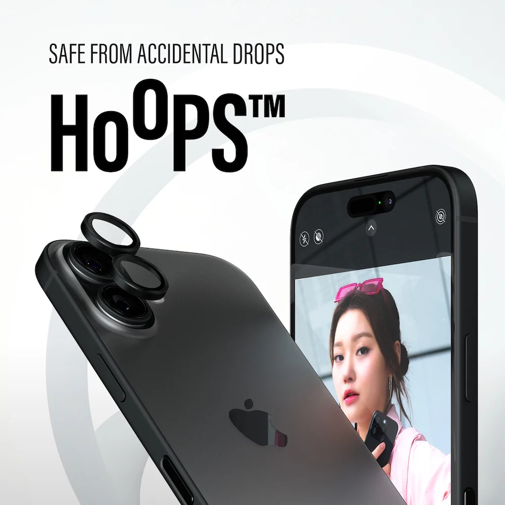 PanzerGlass Hoops for iPhone 16/16 Plus - Black - Image 3