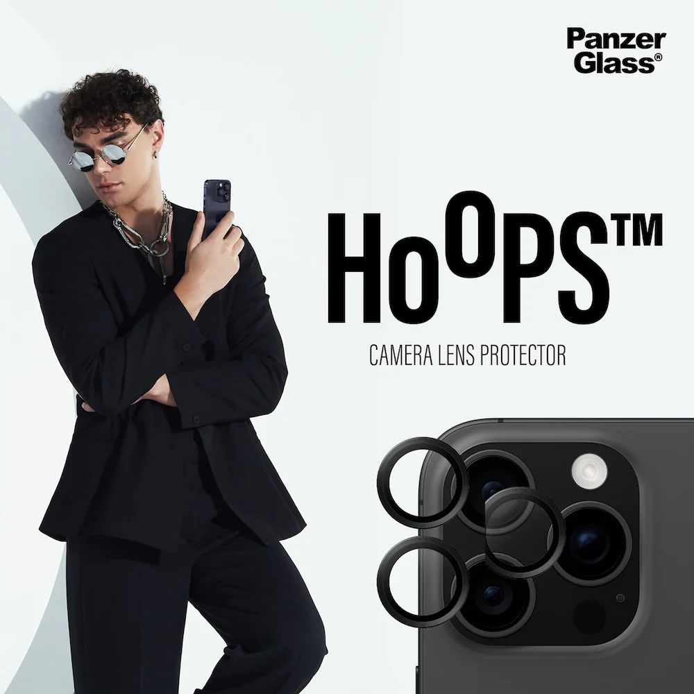 PanzerGlass Hoops for iPhone 16 Pro/16 Pro Max - Black - Image 2