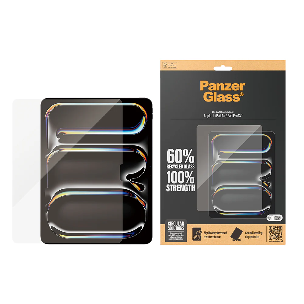 PanzerGlass Re-Glass Ultra-Wide Fit Screen Protector 13-inch iPad Air M2/M3/M4 & iPad Pro M4/M5 - Image 3