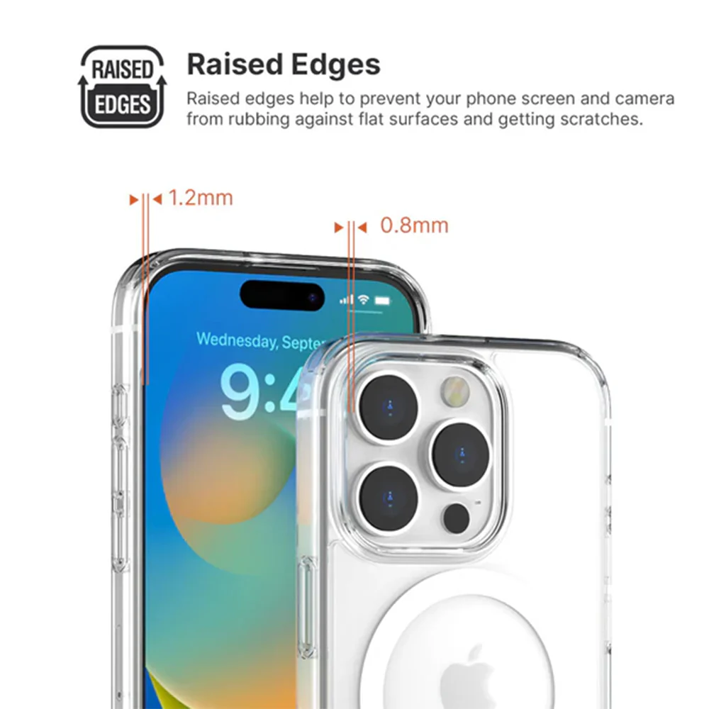 Power Support Air Jacket Mag Hybrid Case with MagSafe for iPhone 15 - Clear - Image 8
