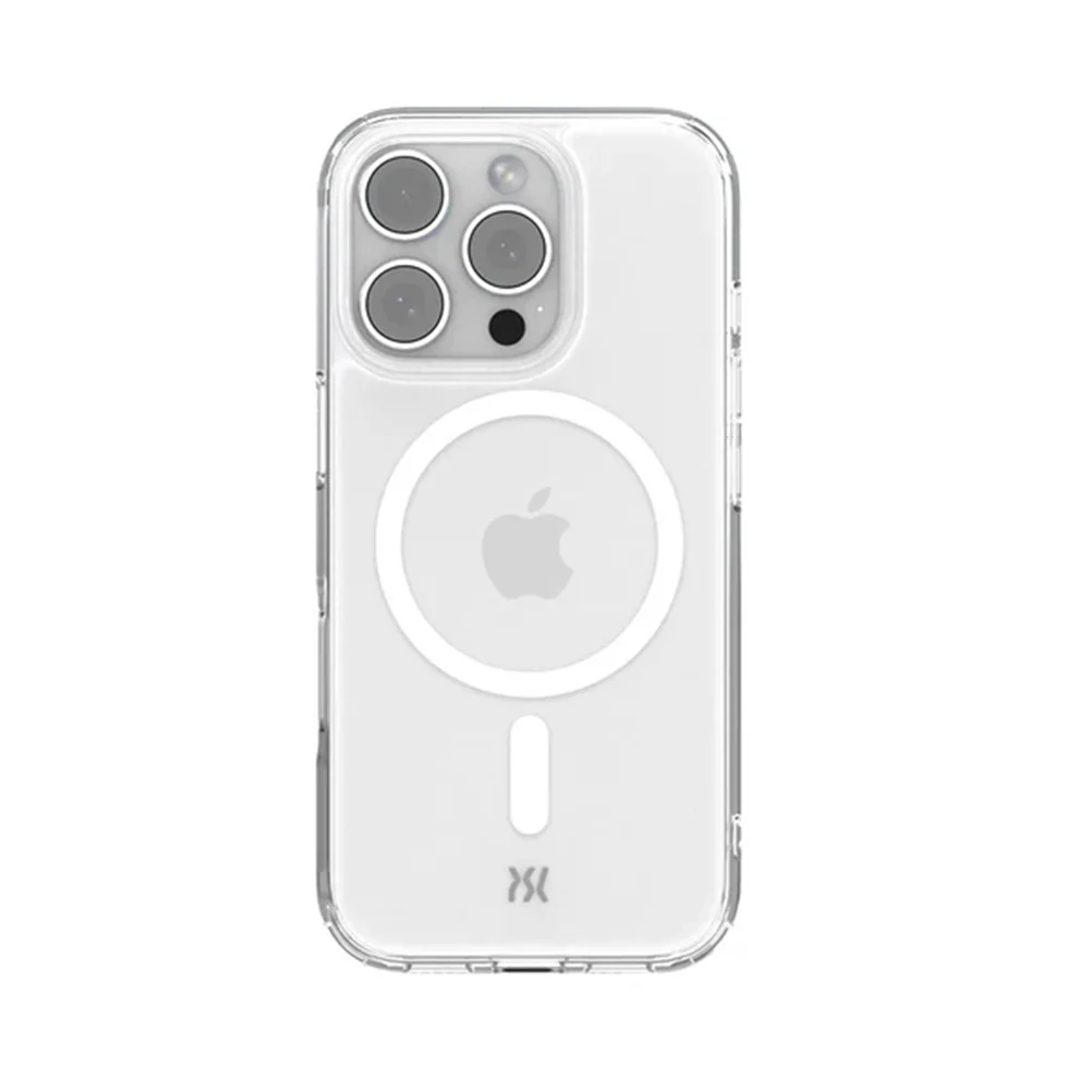 Power Support Air Jacket Mag Hybrid Case with MagSafe for iPhone 16 Pro - Clear