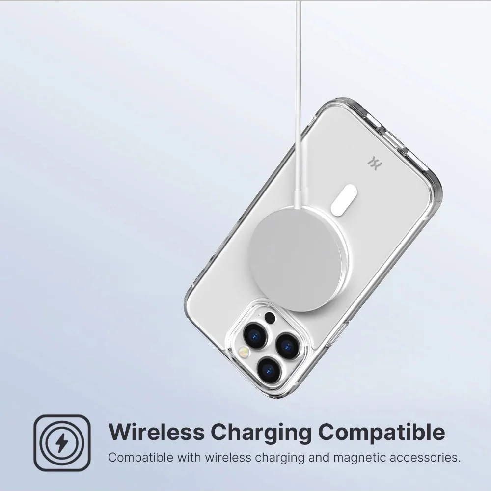 Power Support Air Jacket Mag Hybrid Case with MagSafe for iPhone 16 - Clear - Image 5