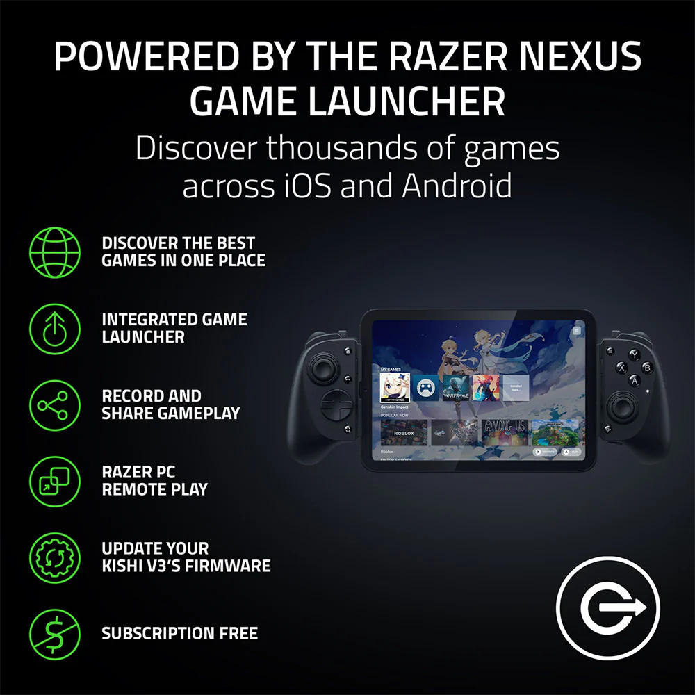 Razer Kishi V3 Pro USB-C Gaming Controller for Phones/iPad Mini/8-inch Android Tablets - Image 8