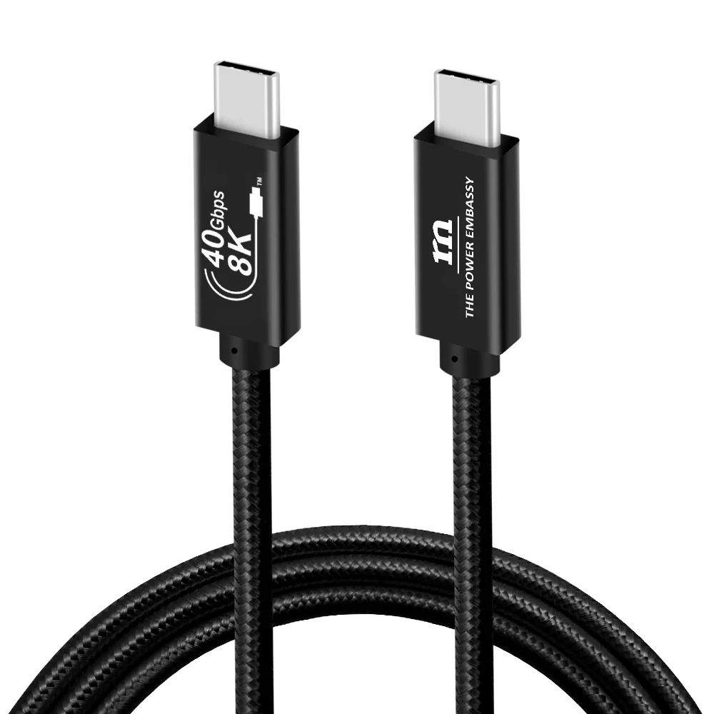 Red Monster Airnergy 8K Thunderbolt 3 USB-C to C 240W 2m Black - Image 5
