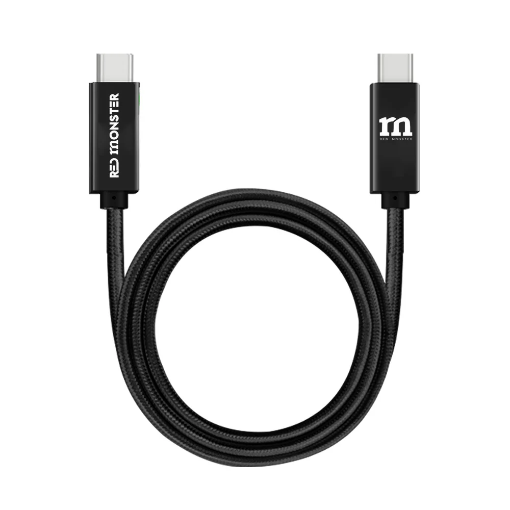 Red Monster Airnergy 8K Thunderbolt 3 USB-C to C 240W 2m Black - Image 8