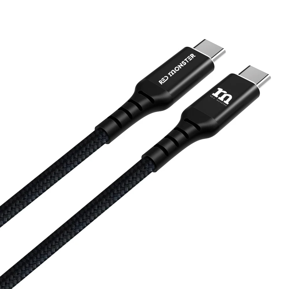 Red Monster Airnergy USB-C to C 60W 20cm Black - Image 8