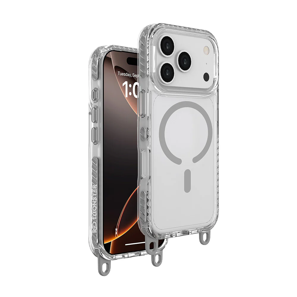 Red Monster Gassan M with Strap iPhone 17 Pro Grey - Image 4