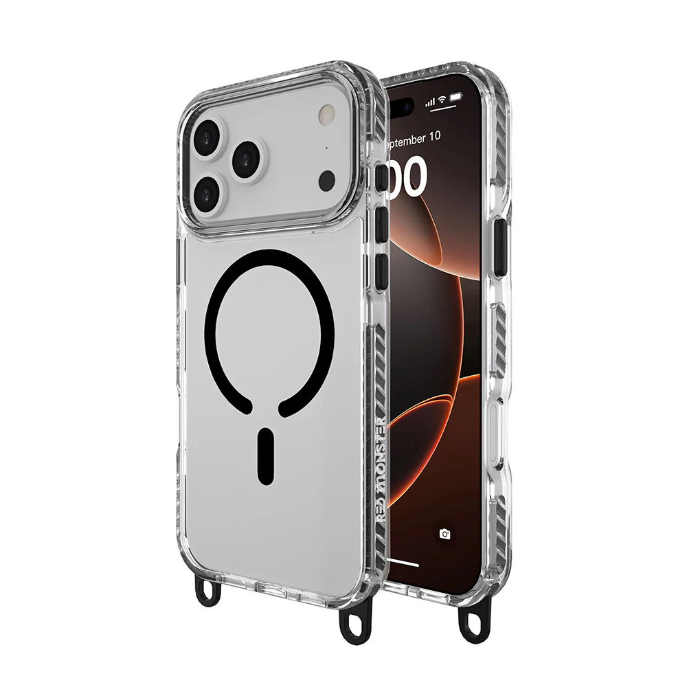 Red Monster Gassan M with Strap iPhone 17 Pro Max Black - Image 3