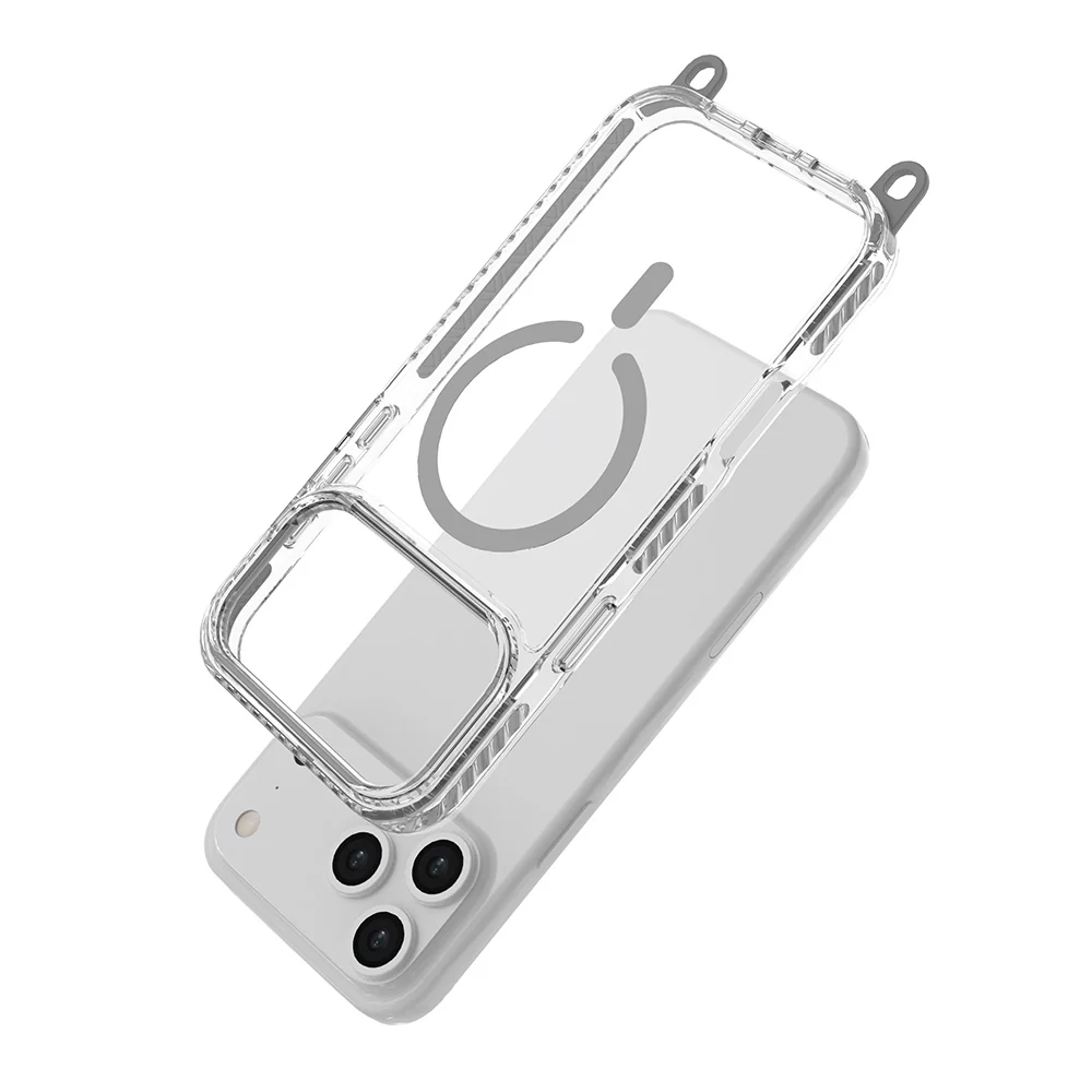 Red Monster Gassan M with Strap iPhone 17 Pro Max Grey - Image 9