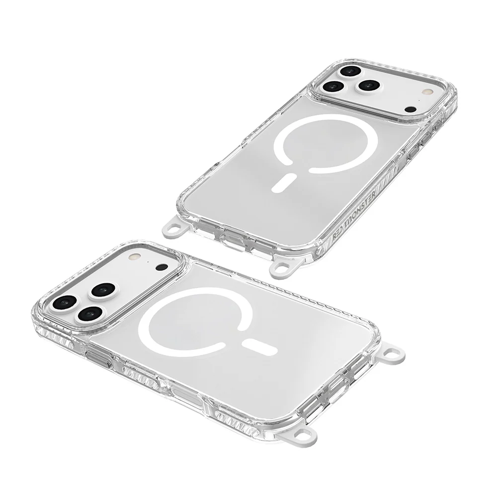 Red Monster Gassan M with Strap iPhone 17 Pro Max White - Image 11