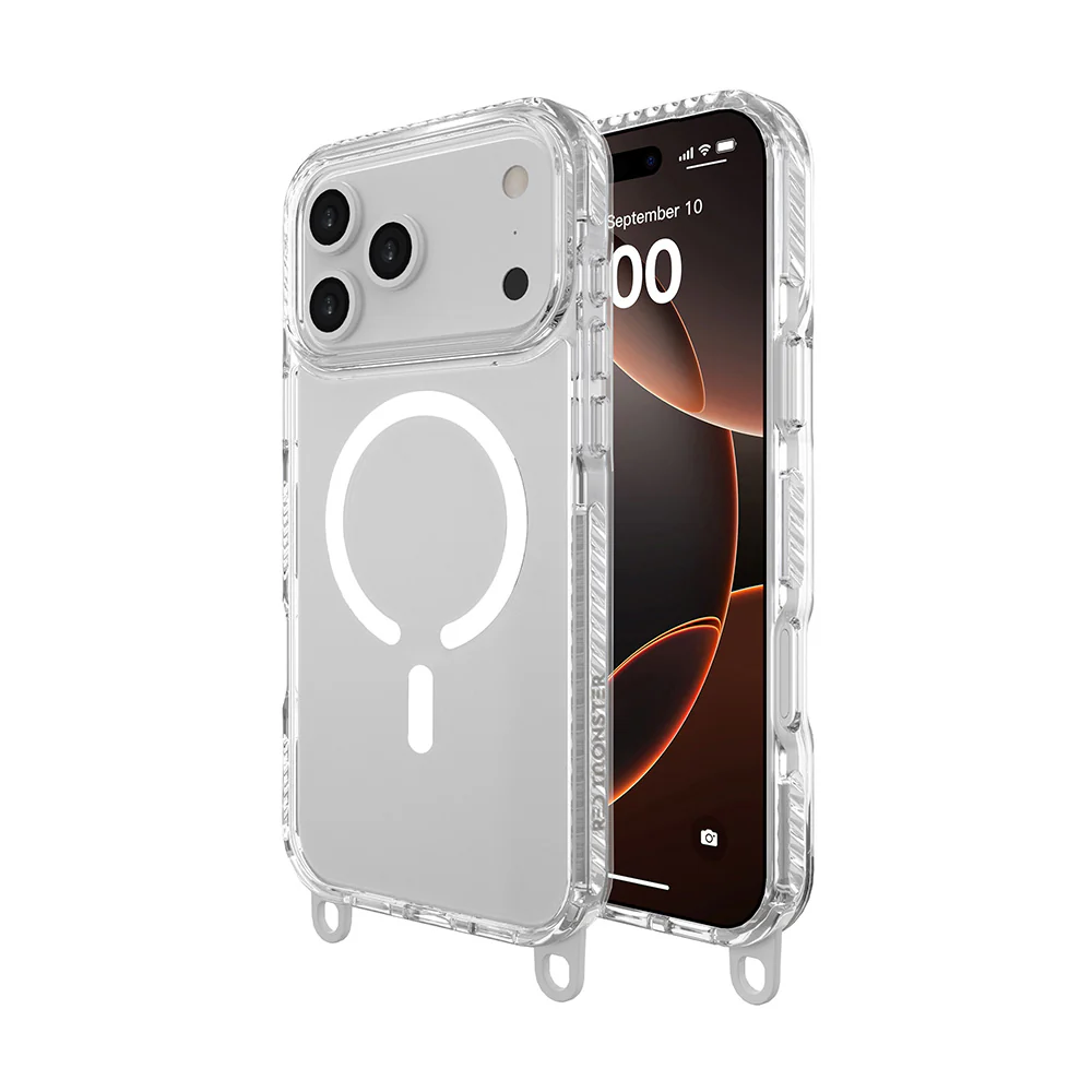 Red Monster Gassan M with Strap iPhone 17 Pro Max White - Image 3