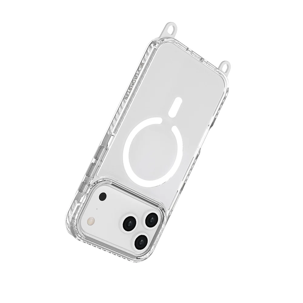 Red Monster Gassan M with Strap iPhone 17 Pro Max White - Image 8