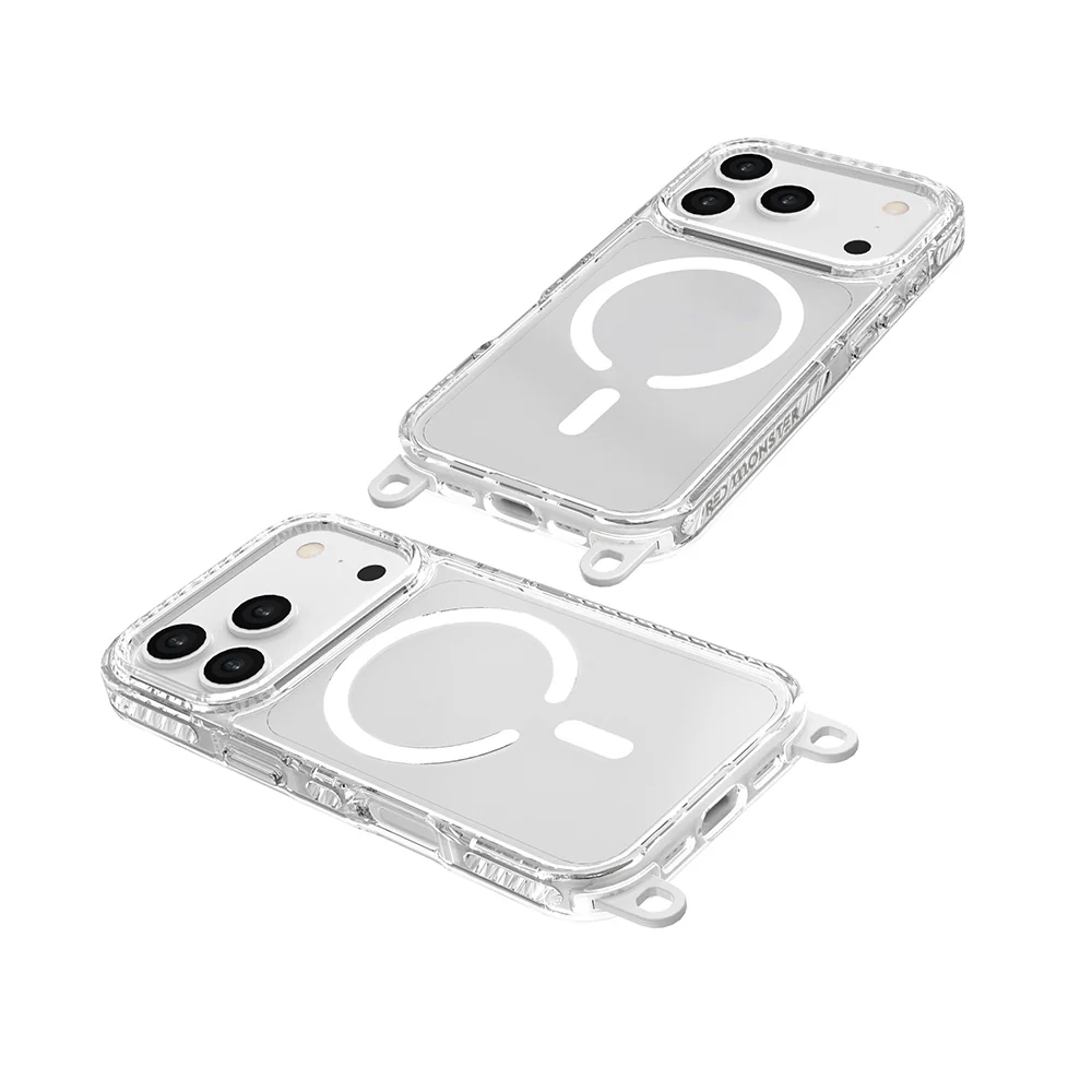 Red Monster Gassan M with Strap iPhone 17 Pro White - Image 11