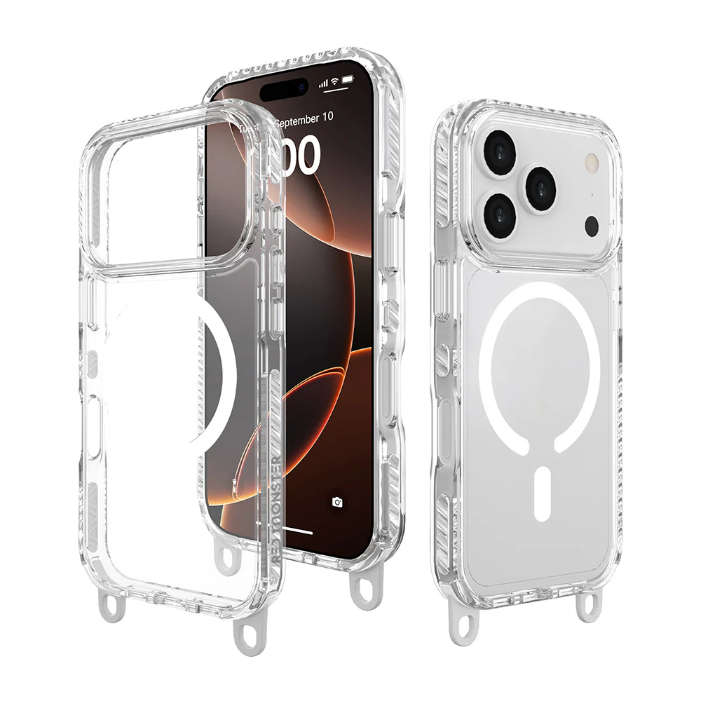 Red Monster Gassan M with Strap iPhone 17 Pro White - Image 5
