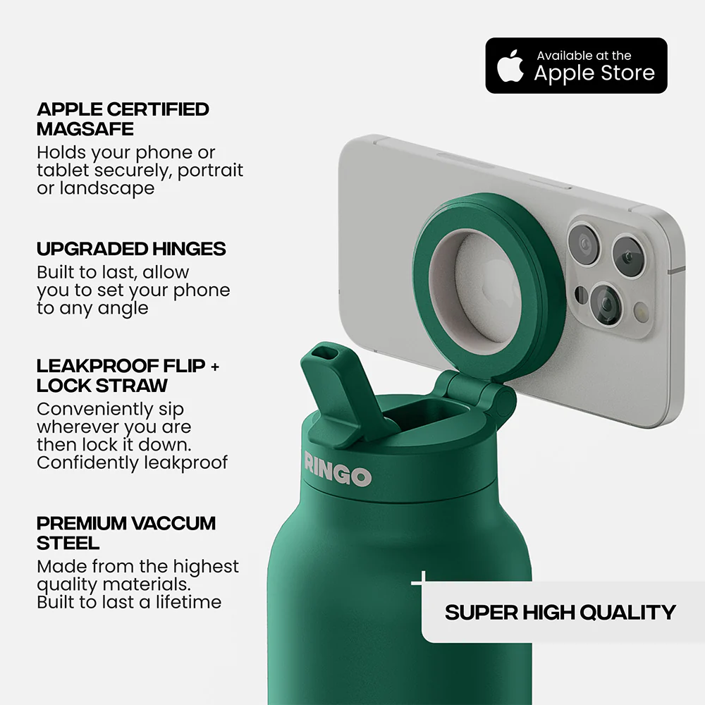 Ringo Pro 24oz Magsafe Water Bottle - Green - Image 4