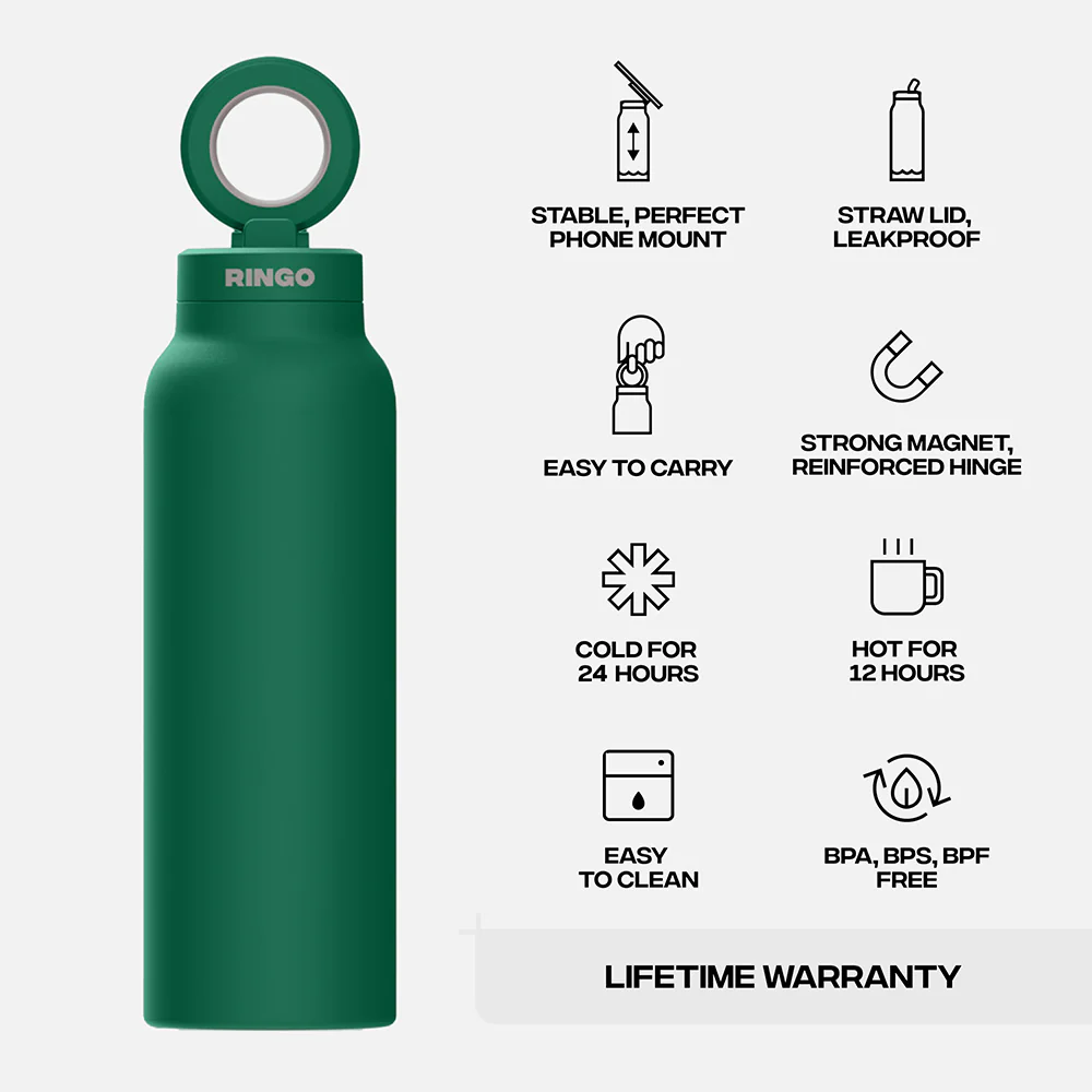 Ringo Pro 24oz Magsafe Water Bottle - Green - Image 8