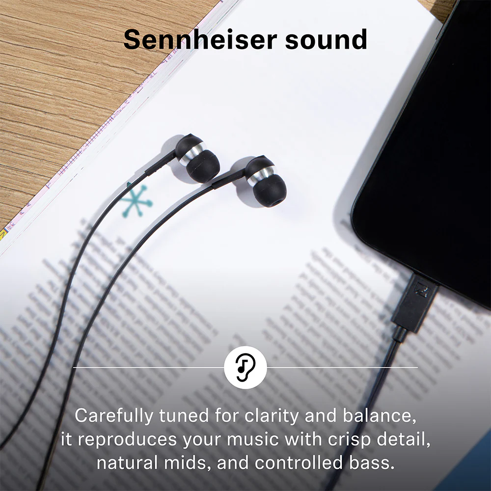 Sennheiser CX 80U TypeC Earphone Black - Image 3