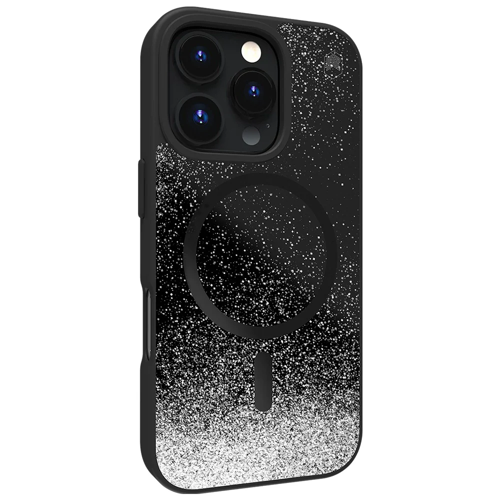STM Relax Sand Magsafe for iPhone 16 Pro Max - Black/Grey - Image 3