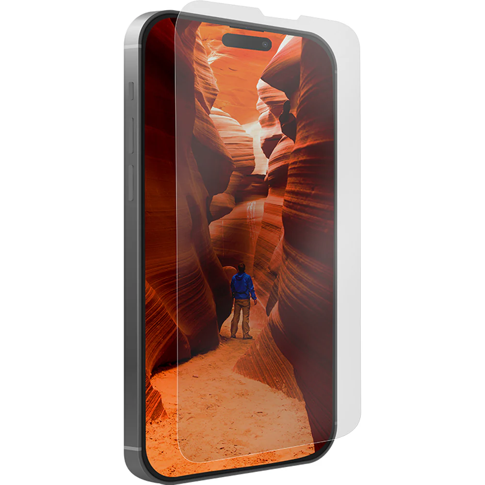 STM XD Glass Screen Protector for iPhone 15/16 - Clear