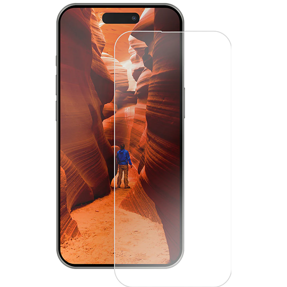STM XD Glass Screen Protector for iPhone 15/16 - Clear - Image 4