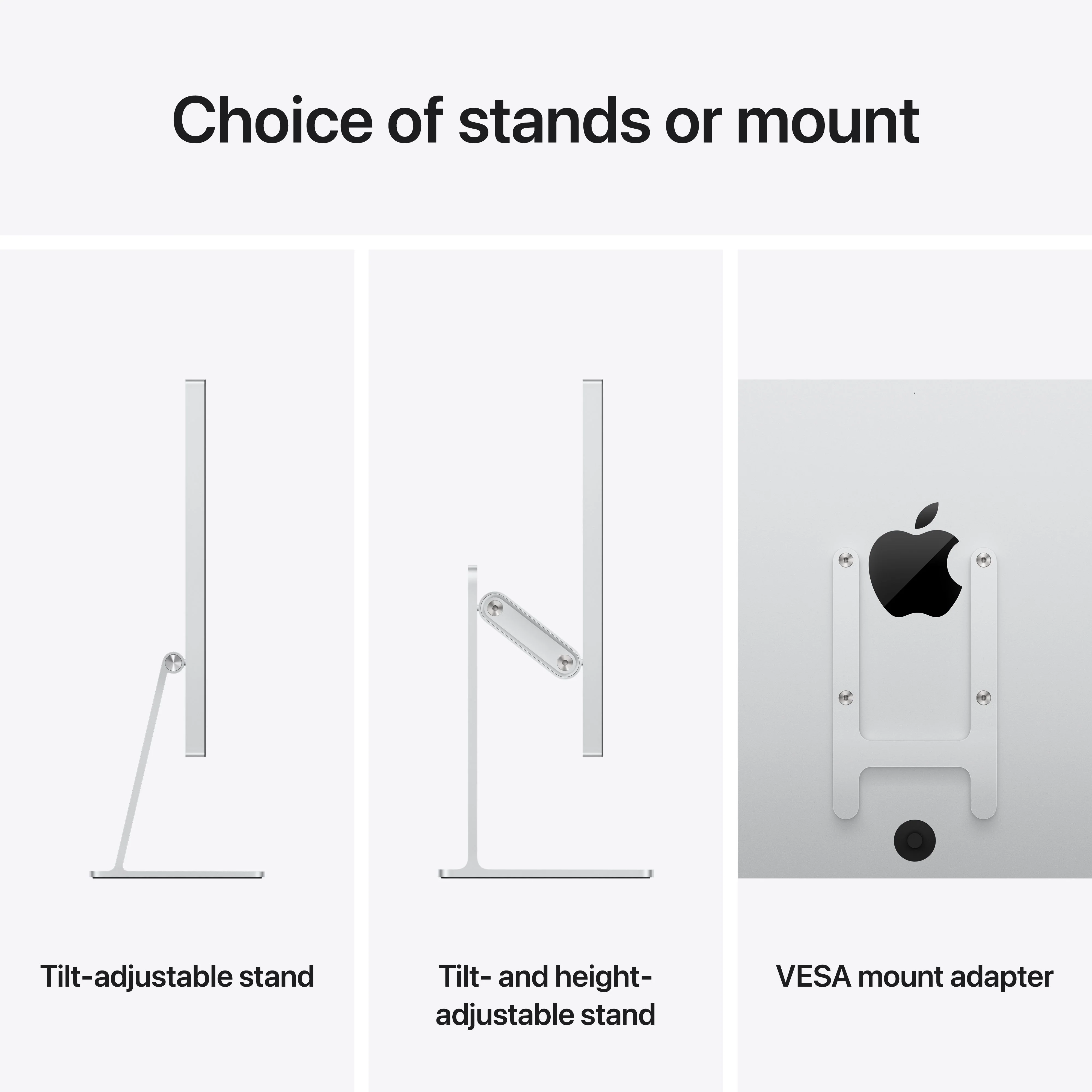 Studio Display - Nano-texture glass - Tilt- and height-adjustable stand - Image 6