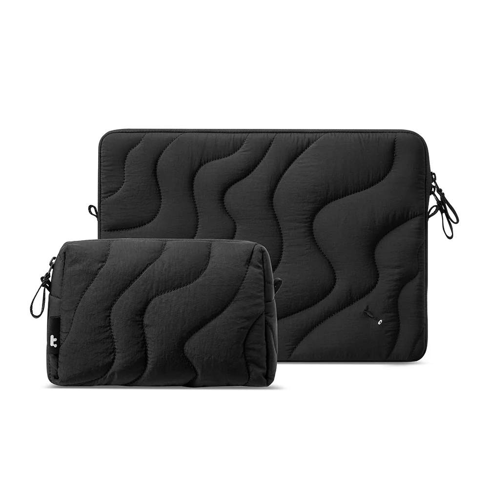 tomtoc Terra-A27 14-inch Laptop Sleeve and Pouch Bundle Lavascape - Image 3