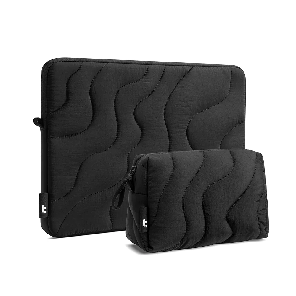 tomtoc Terra-A27 14-inch Laptop Sleeve and Pouch Bundle Lavascape - Image 4