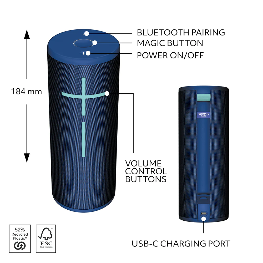 Ultimate Ears Boom 4 Cobalt Blue - Image 6