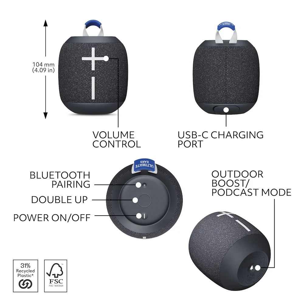 Ultimate Ears Wonderboom 4 - Active Black - Image 5