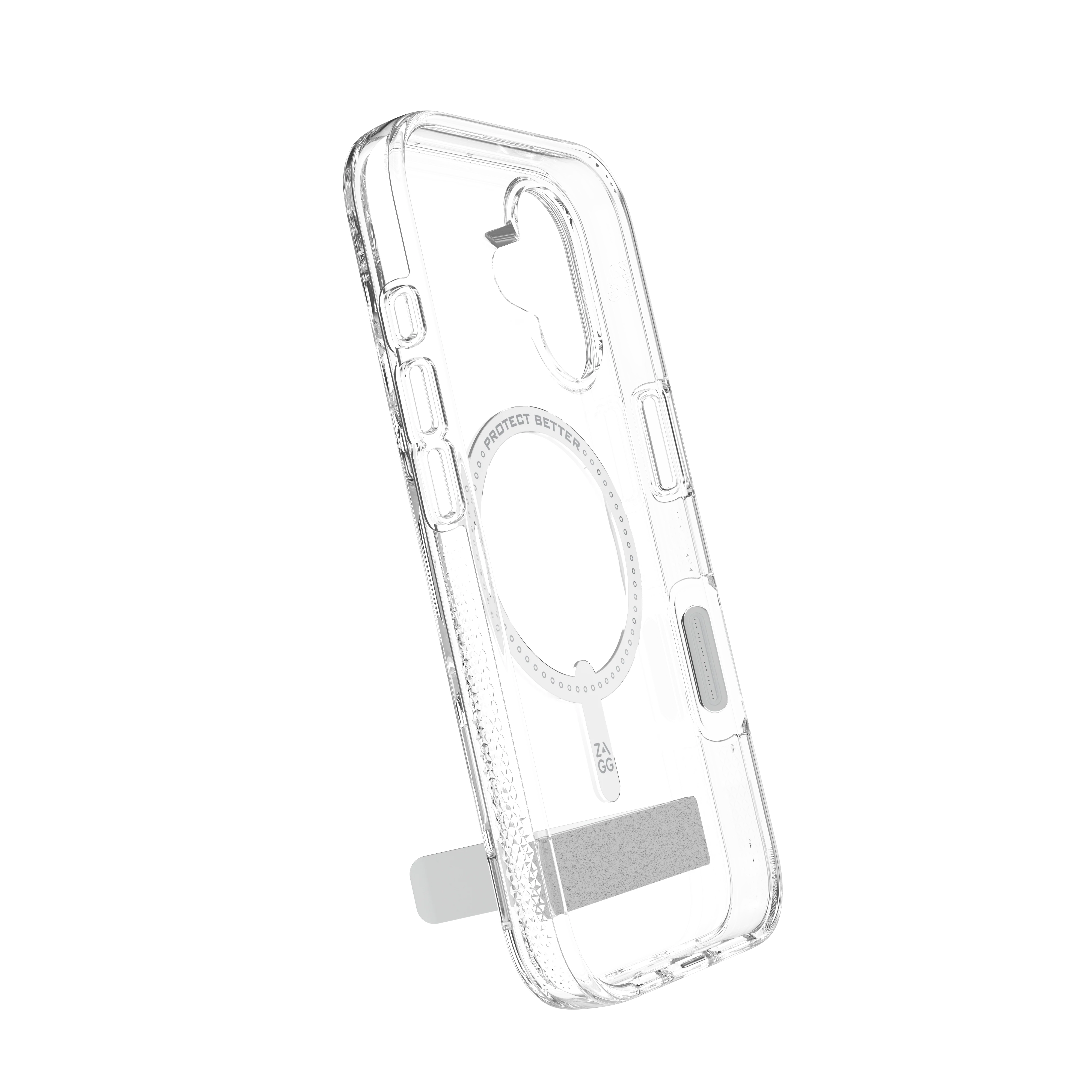 ZAGG Crystal Palace Snap KickStand Case for iPhone 17 - Clear - Image 12