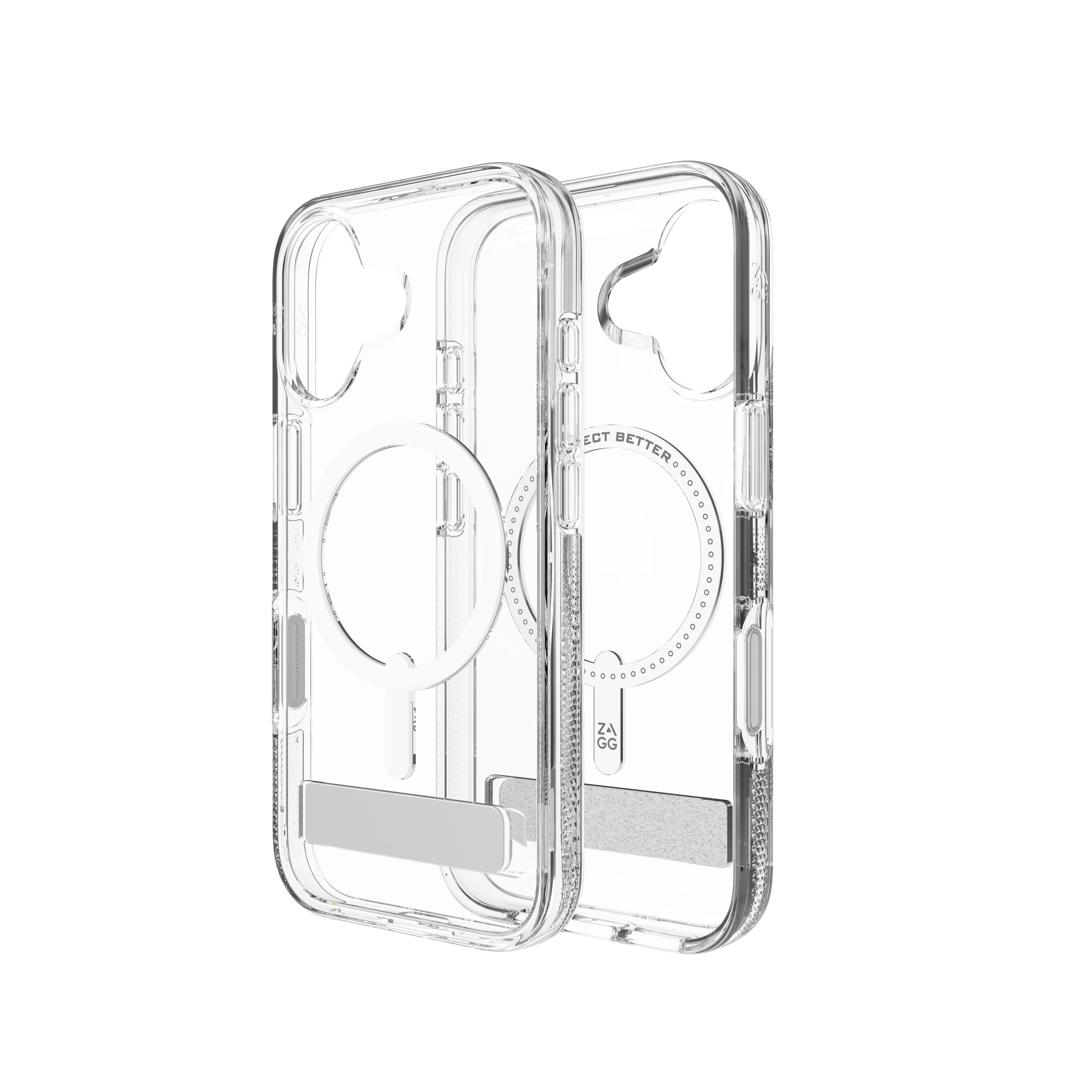 ZAGG Crystal Palace Snap KickStand Case for iPhone 17 - Clear - Image 2