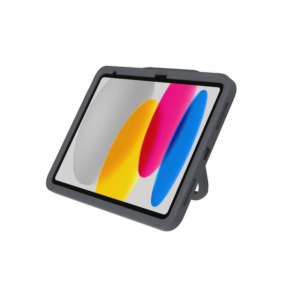 ZAGG Durango Case with Handgrip and Stand iPad A16/10th Gen - Charcoal - Image 2