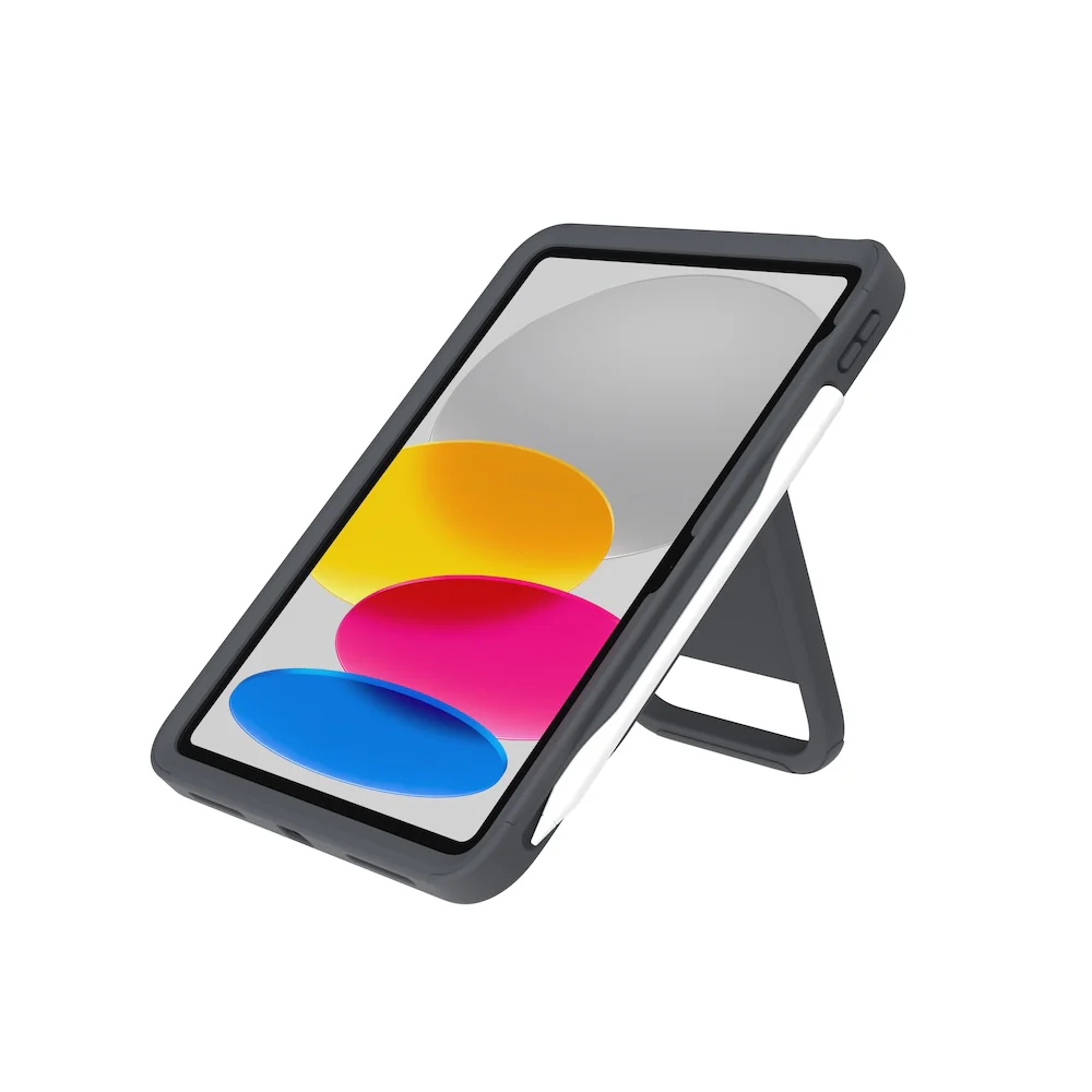 ZAGG Durango Case with Handgrip and Stand iPad A16/10th Gen - Charcoal - Image 3