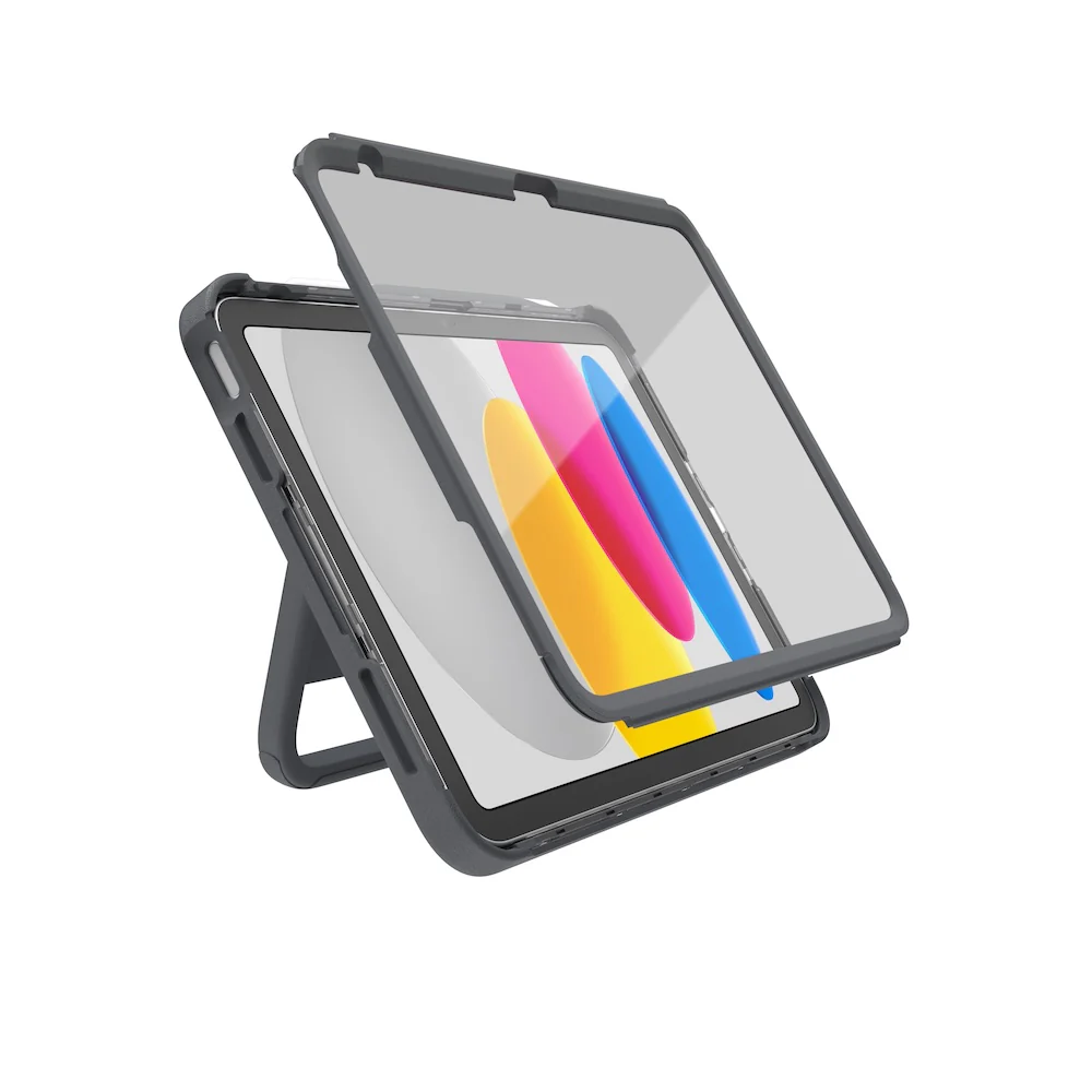ZAGG Durango Case with Handgrip and Stand iPad A16/10th Gen - Charcoal - Image 5
