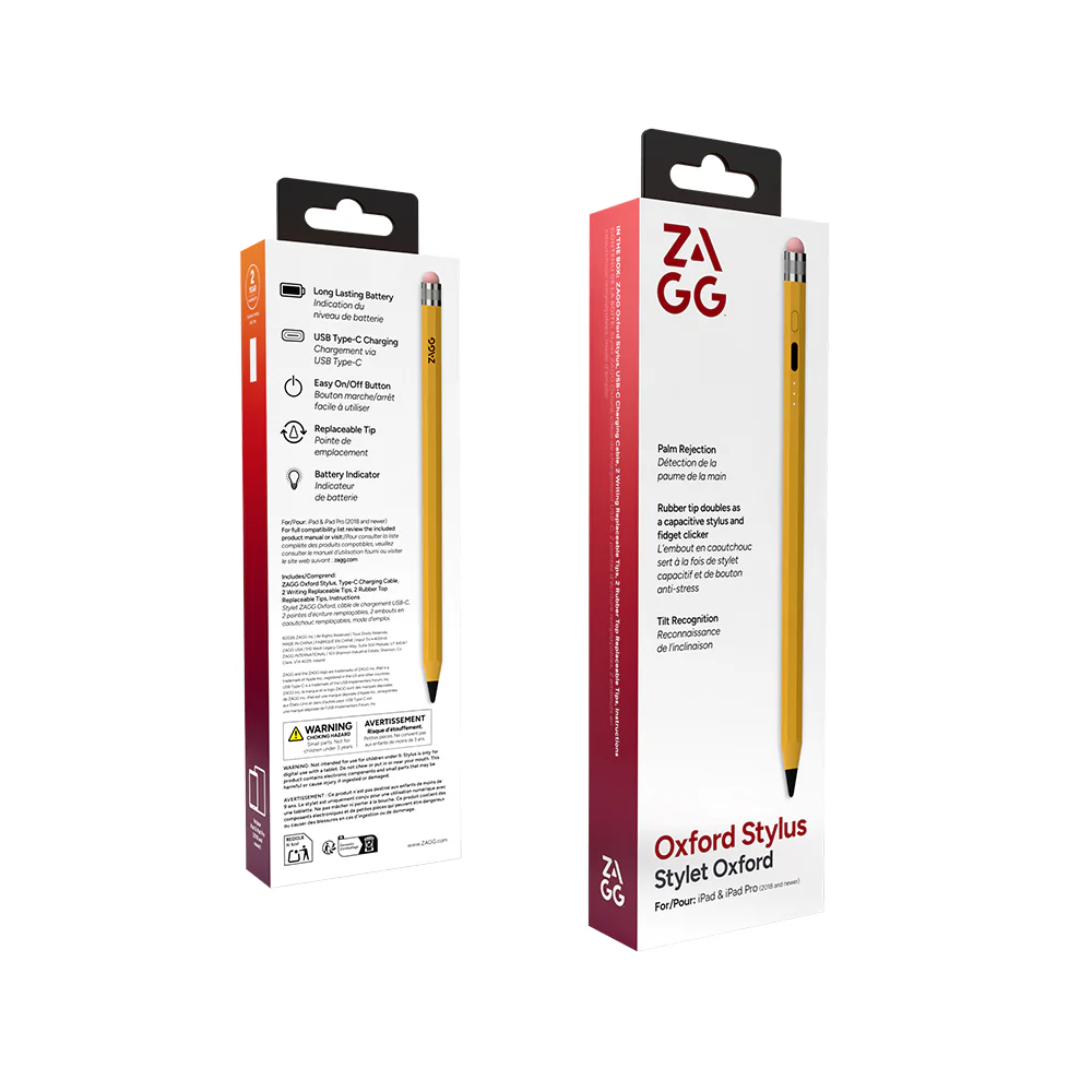 ZAGG Oxford Stylus Pencil Yellow - Image 5