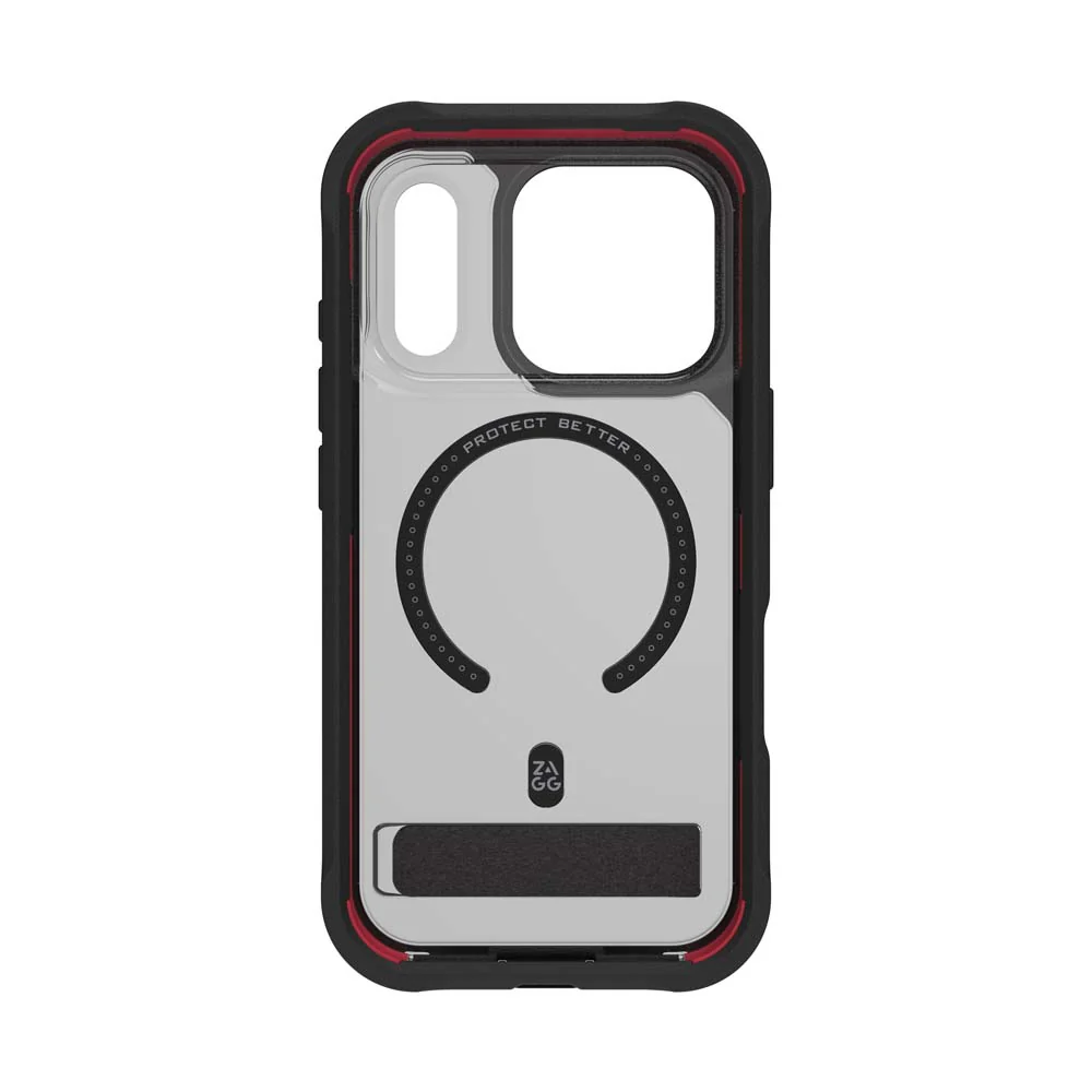 ZAGG Rainier Snap KickStand Case for iPhone 17 Pro - Smoke Black - Image 3