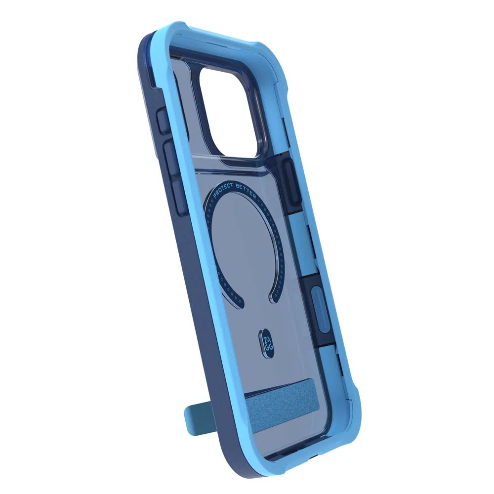 ZAGG Rainier Snap KickStand Case for iPhone 17 Pro Max - Cobalt Horizon - Image 12