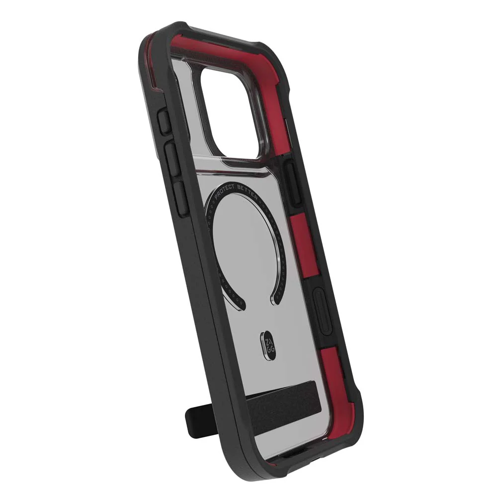 ZAGG Rainier Snap KickStand Case for iPhone 17 Pro Max - Smoke Black - Image 12