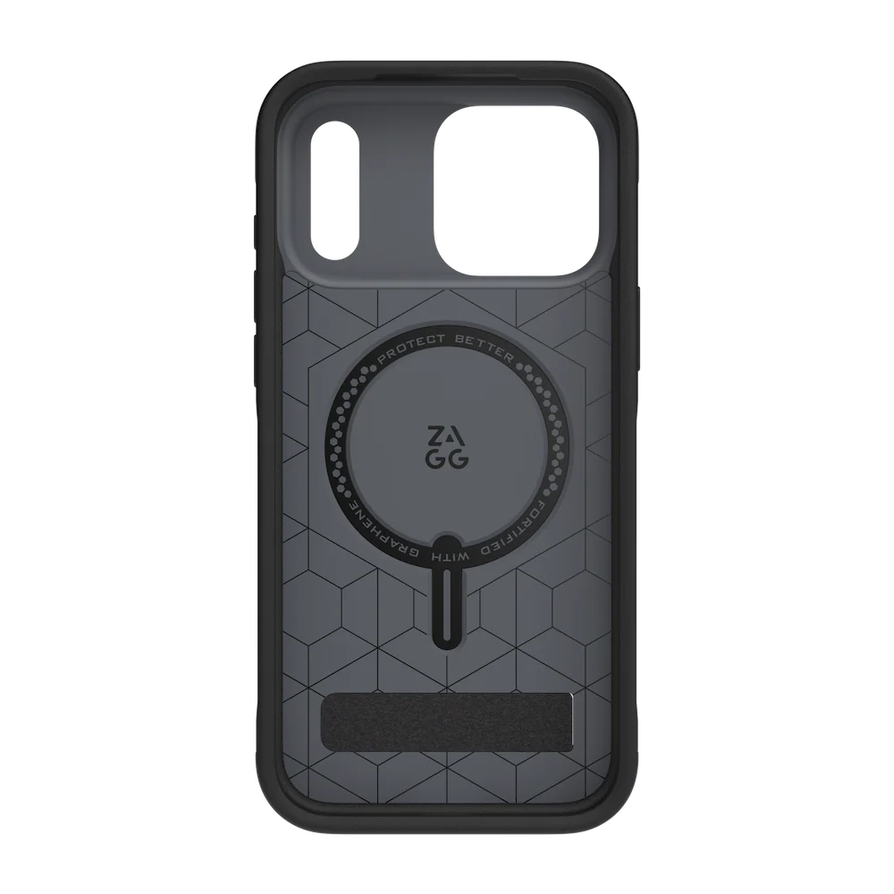 ZAGG Sedona Snap KickStand Case iPhone 17 Pro Max Charcoal - Image 3