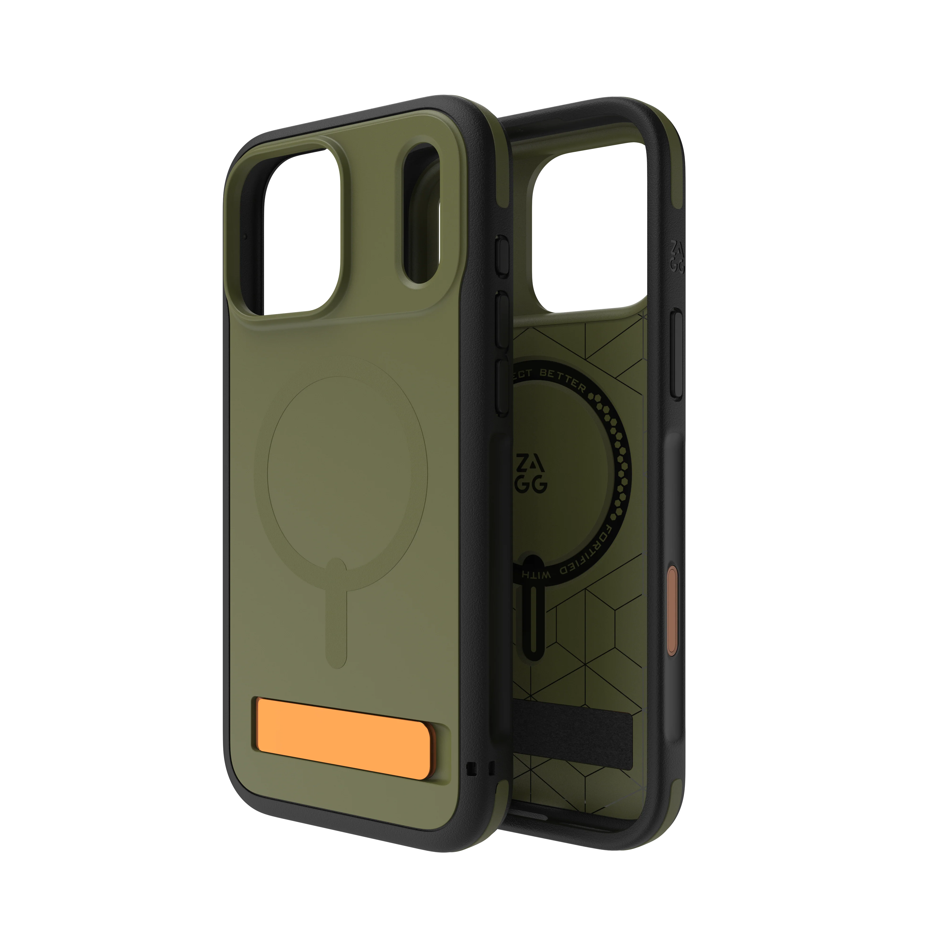 ZAGG Sedona Snap KickStand Case iPhone 17 Pro Max Sea Kelp - Image 2